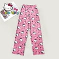 thumbnail image 2 of Sanrio-ropa de dormir de felpa de Coral de Hello Kitty Y2K, pantalones cálidos Kawaii, suaves y cómodos para el hogar al aire libre, moda de otoño e invierno, 2 of 5