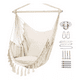 thumbnail image 1 of Sillas Columpio Colgantes Para Jardín 2 Cojín Kit Hamacas BEIGE, 1 of 5