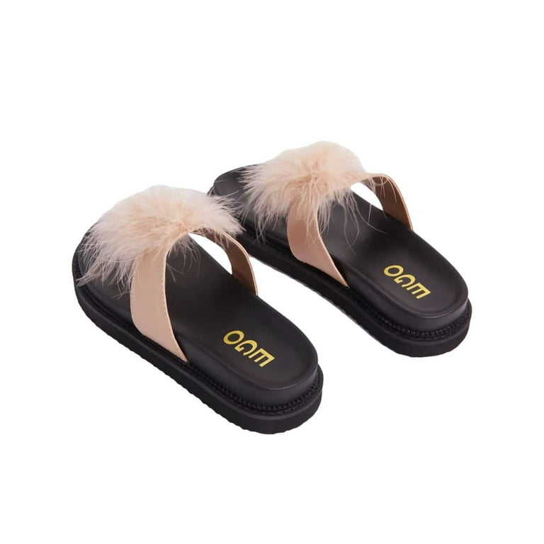 uld helgen Byg op Slippers Clearance Fashion Women'S Casual Shoes Breathable Sandals Plush  Flip-Flops - Walmart.com