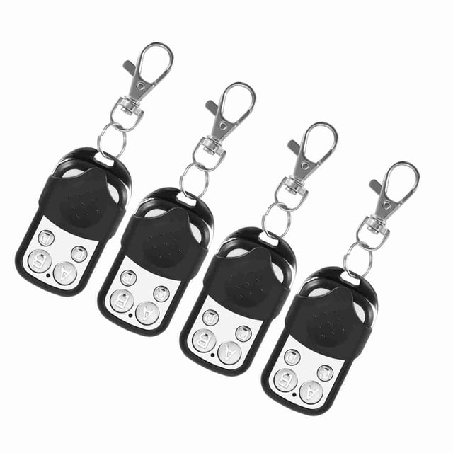 Key Fob Duplicator, 433.92mhz Replacement Remote Control Gate Keychain, 4pcs Universal Cloning Wireless Car Garage Door Gate Opener