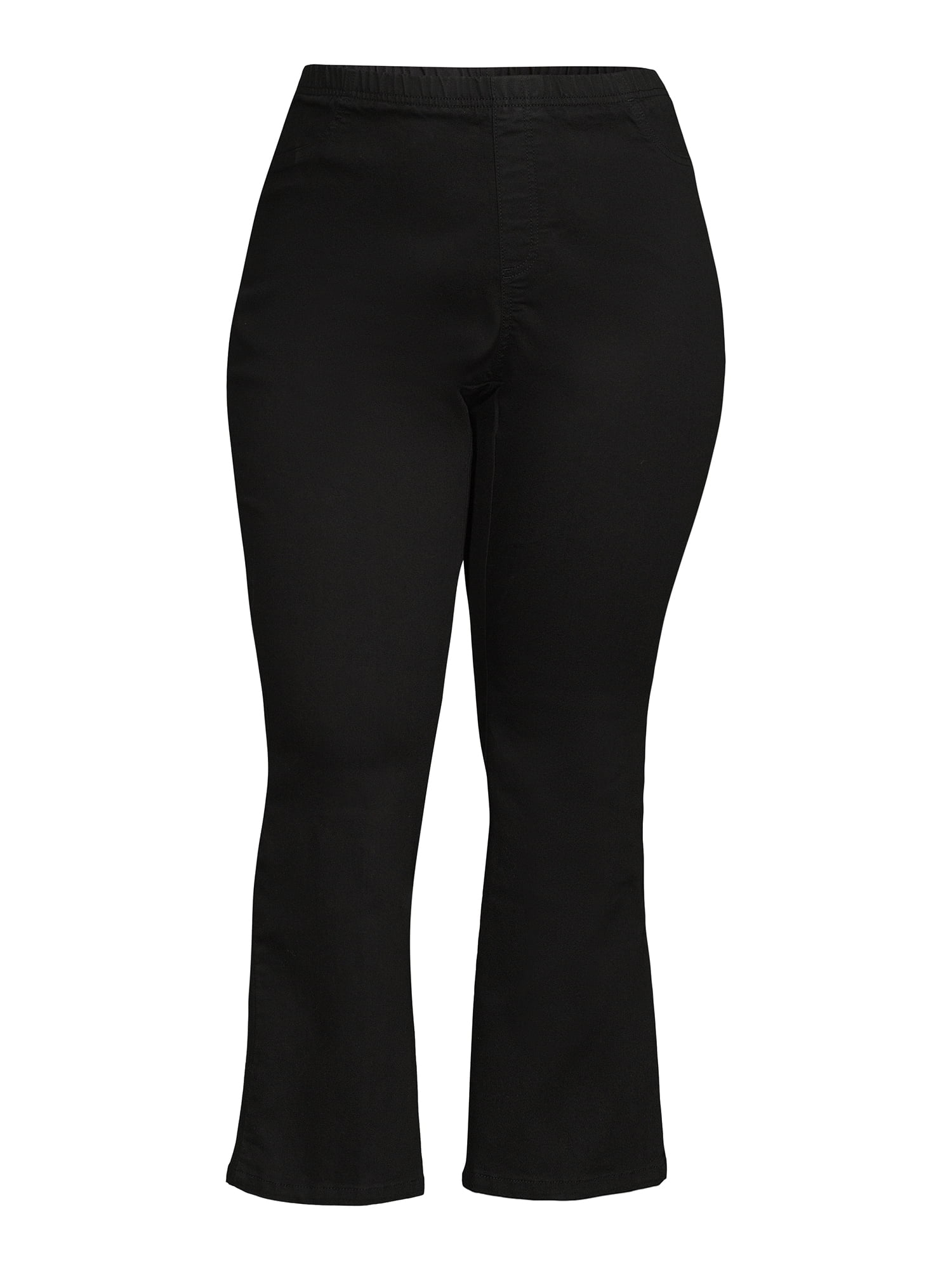 JMS Just My Size by Hanes Women’s Plus Size Pull-On Stretch Denim Bootcut Jeggings