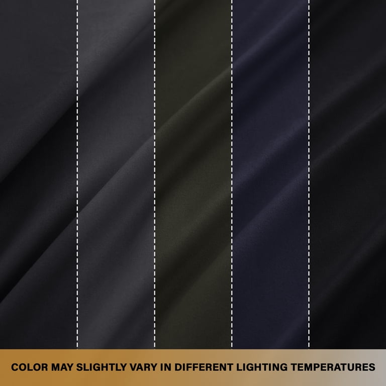 Lux Decor King Microfiber Sheet Set, 6-Piece Black photo 6