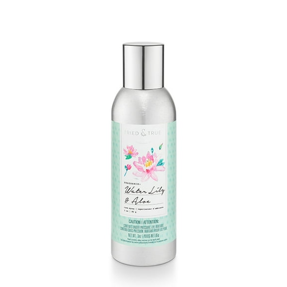Tried & True Water Lily & Aloe Room Spray, 3 oz. Tin