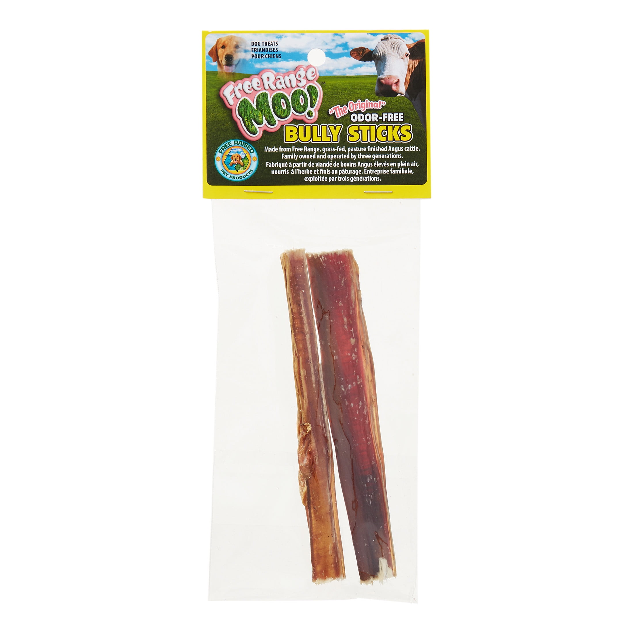 Free Range Standard Bully Sticks Dog Treats, 56 "