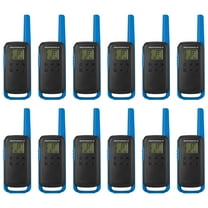 Motorola Solutions Talkabout T270 Two-Way Radio, Green, Blue, Orange - 12 Pack