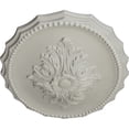 thumbnail image 3 of Ekena Millwork 16 7/8"W x 11 3/4"H x 1 1/2"P Oxford Ceiling Medallion, Hand-Painted Pot of Cream, 3 of 5