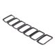 thumbnail image 4 of Front Grille Trim Ring Gloss Black Front Grill Surround 7PCS/Set Light Weight for Car ANGGREK Otros, 4 of 8