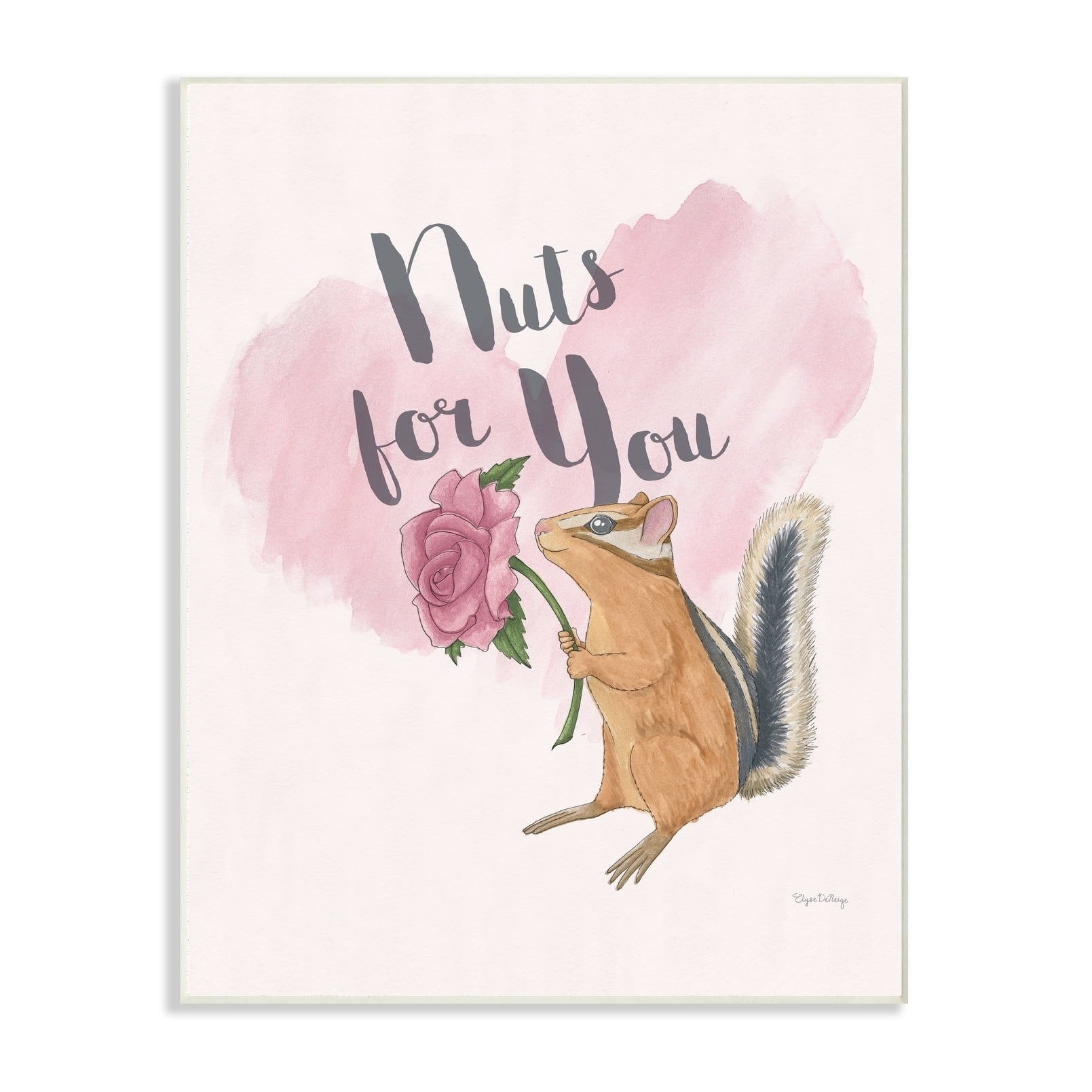 The Stupell Home Decor Collection Im Nuts For You Wall Art