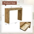 thumbnail image 4 of Elegant Natural Wood Grain Bar Table-50 Inches Long, a Practical Choice for Modern Homes.Wood Grain Texture Sticker,Equipped With Two Drawers.Serving As A Bar Table, 4 of 9