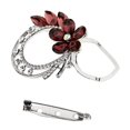 thumbnail image 3 of de Hebilla de Bufandas de Flores de Cristal para con Broches de Imperdible Fernando broche de los anillos de la bufanda de la flor, 3 of 8