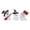 B, variant on Roiihwy Halloween Decorations Ghost Ornaments, White Cute Ghost Set, for Holiday Parties, C