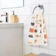 thumbnail image 3 of Yayeee 100% Cotton Hand Towels for Bathroom 16" x 28" Soft Absorbent Kitchen Towel, Minimalist Geometric Pattern, 3 of 7