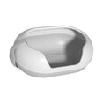 thumbnail image 4 of Fzaqwen Cat Litter Box Kitten Litter Pan Low Entry Large Capacity Portable Splashproof Bedpan Cat Toilet with High Side Pet Supplies, 4 of 7