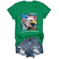 thumbnail image 6 of felwors 250 Anniversary USA Shirt for Women 250 Years American Flag Statue of Liberty 250th Anniversary USA Tshirts Patriotic T Shirt (Green, XXXL), 6 of 8