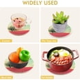 thumbnail image 7 of SKYSONIC Spring Tree Pink Blossom Pot Holders Trivets, 2 Pcs Heat Resistant Trivets for Hot Dishes,Birds Flock Cotton Thread Weave Trivet Mats for Hot Pads Pans Pot Bowl Teapot for Kitchen Decor, 7 of 7