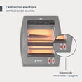 thumbnail image 2 of Calefactor Voltio Calentador Eléctrico de Cuarzo 800W gris 1, 2 of 8