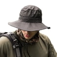 thumbnail image 2 of Boonie Chapeau Chapeau de Soleil à Large Bord pour la Pêche Randonnée en Plein Air Hommes Femmes, 2 of 4