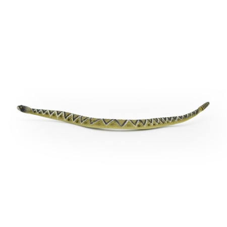 Rattlesnake, Diamond Back, Museum Quality, Realistic, Rubber, Reptile Design, Educational, Hand Painted, Figure, Lifelike, Model, Gift, 6 1/2" CWG248 B239