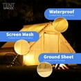 thumbnail image 3 of Tentspaces - Inflatable Tents for Camping , Glamping Tent, Blow Up Tent, Lightweight, 3 Person (Regina 3200), 3 of 8