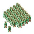 thumbnail image 3 of 50 Uds. Bolsas de Regalo, Bolsas de Dulces, Bolsas de Embalaje Navideñas Reutilizables, Bolsas de Regalo para Vacaciones de Navidad, Bolsas de Galleta Estilo E, 3 of 8