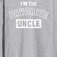 thumbnail image 3 of Instant Message - I'm The Favorite Uncle - Men's Long Sleeve T-Shirt, 3 of 6