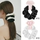 thumbnail image 3 of 20 piezas de lazos elásticos cabello, tocados, peinados, chicas , Blanco negro perfecl lazos para el cabello de niña, 3 of 5