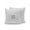 Gray, variant on Outdoor Pillows Waterproof, Sea Blue White Geometric Bedding Throw Pillows with Insert for Couch Sofa Bed, Square Minimalist Modern 12x20 Inch Pillowcases Decorative Camping Patio Pillow Set of 1