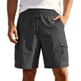 thumbnail image 4 of EOYWHK Men Basketball Shorts Quick Dry with Pockets Elastic Waist Mens Basketball Shorts Soft Lightweight Breathable Casual Activewear for Dark Gray, Size S, 4 of 9
