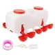 thumbnail image 1 of Bebedero automático para pollos de 10 l, grandes vasos para aves de corral con 10 cuencos para patos y gansos., 1 of 14