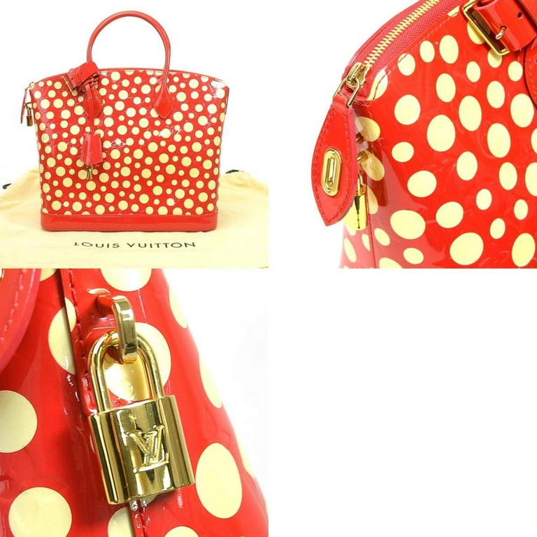 Lockit patent leather handbag Louis Vuitton Red in Patent leather