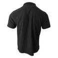 thumbnail image 4 of Mens Polo Shirts Casual V Neck Textured Slim Fit Solid Short Sleeve Cotton Waf Fle Knit Soft Tees Sportwear, 4 of 6