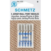 Schmetz Assorted Size Ball Point Jersey Machine Needles, 5 Count