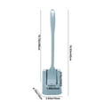 thumbnail image 3 of Djiypn Toilet Bowl Brush and Holder Set, No Dead Corner Toilet Cleaning Brush, Curved Toilet Brush for Bathroom, Compact Toilet Scrubber, Extra Long and Solid Handle Cleaning Brush, 3 of 6