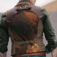 thumbnail image 4 of Chaleco con bolsa abierta de color con temperamento de moda europea y americana para hombres, 4 of 5