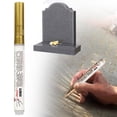 thumbnail image 2 of Solivara Large Capacity Stone Paint Marker For Inscription Restoration Waterproof Heat Resistant(Gold,6.3*0.55in), 2 of 9