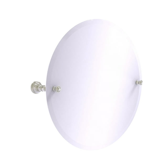 Miroir Rond Inclinable Sans Cadre de la Collection Carolina avec Bord Biseauté