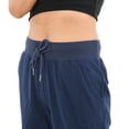 thumbnail image 5 of Women Drawstring Cotton Spandex Casual Sports Bermuda Shorts, 5 of 6