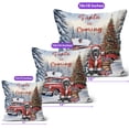 thumbnail image 4 of Santa is Coming Pitbull Merry Christmas Xmas Noel Truck Tree Pillow Cushion Double Sided Terrier Dog Lover Throw Pillow - 02023, 4 of 4