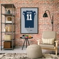 thumbnail image 2 of Micah Parsons Dallas Cowboys Home Jersey Framed Art Print, 2 of 2
