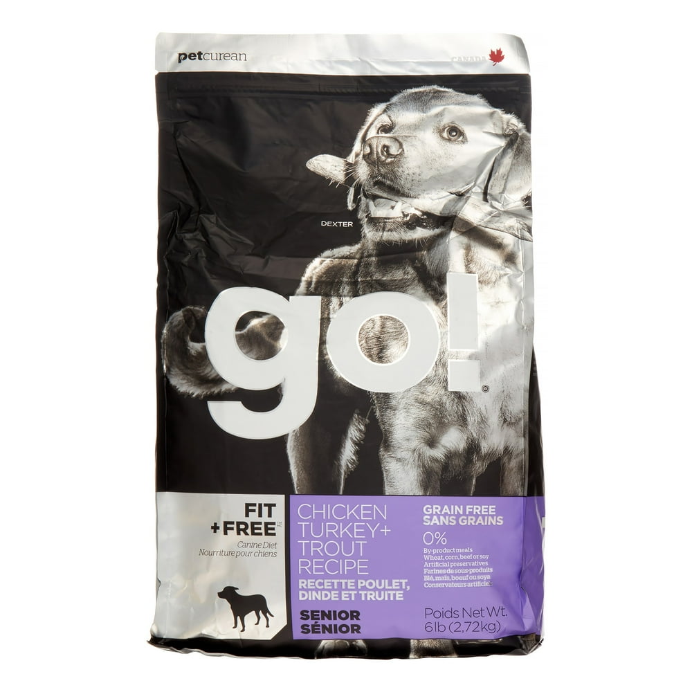 Petcurean Go! Fit + Free GrainFree Chicken, Turkey & Trout Recipe