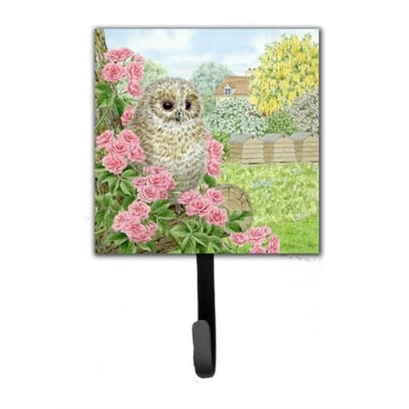 Tawny Owlet by Sarah Adams Leash or Key Holder