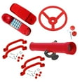 thumbnail image 4 of Runquan Volant de Balançoire Extérieur Accessoire pour Enfants Apprentissage Interactif Rouge, 4 of 8