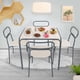 thumbnail image 1 of Juego De Comedor Moderno De 5 Piezas Con Mesa Y 4 Sillas, 1 of 6