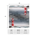 thumbnail image 5 of Lsque 3d Lighthouse in the Surf Mailbox Cover Standard Size ,Magnetic Mailbox Covers Post Wraps Letter Box Cover -25.5x21 in, 5 of 9