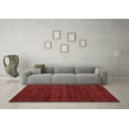 thumbnail image 3 of Ahgly Company Indoor Square Oriental Red Modern Area Rugs, 5' Square, 3 of 4