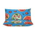 thumbnail image 4 of Fun Pizza Bedding Sets Twin Duvet Cover 3 Piece Cute Bed Set for Boys Girls Kid, 4 of 6
