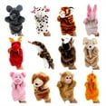 thumbnail image 2 of Animal Hand Puppet Cartoon Plush Toys Plush Hand Doll Baby Early Education Stuffed Animals Doll Panda Rabbit Koala Cat Dolls Kids Gift MONKY MONKY, 2 of 8