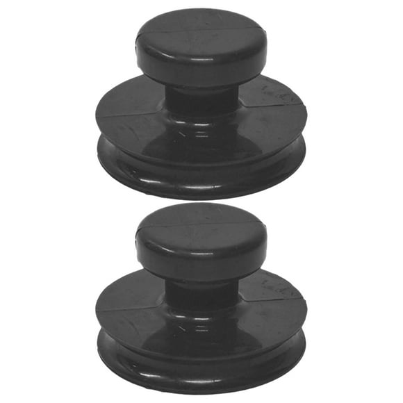 KAKOWELY 2 Pcs Ventouses de Remplacement pour Bol Sonore, Poignée de Ventouse pour Bol Chantant, Poignées de Méditation, 2.36"X2.36"X1.57 Pouces