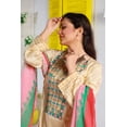 thumbnail image 6 of Pakistani Lawn Salwar Kameez Indian Dresses for Women Ready to Wear Embroidered(2X-Large, Cream), 6 of 6