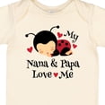 thumbnail image 4 of Inktastic Nana and Papa Love Me Baby Boys or Girls Baby Bodysuit, 4 of 5